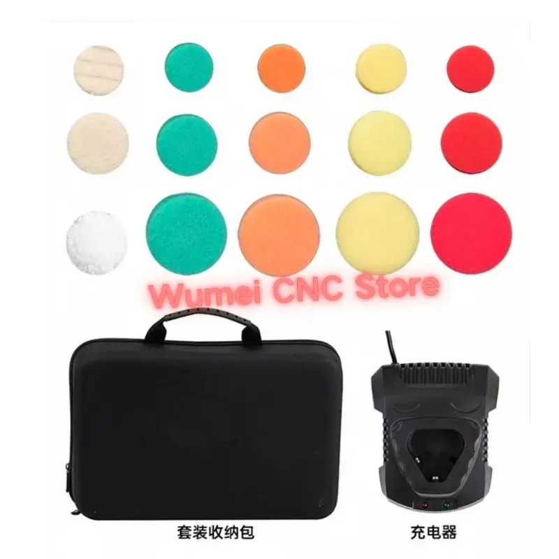 Car beauty toothbrush detail polishing machine, small household handheld multifunctional electric  polishing plane