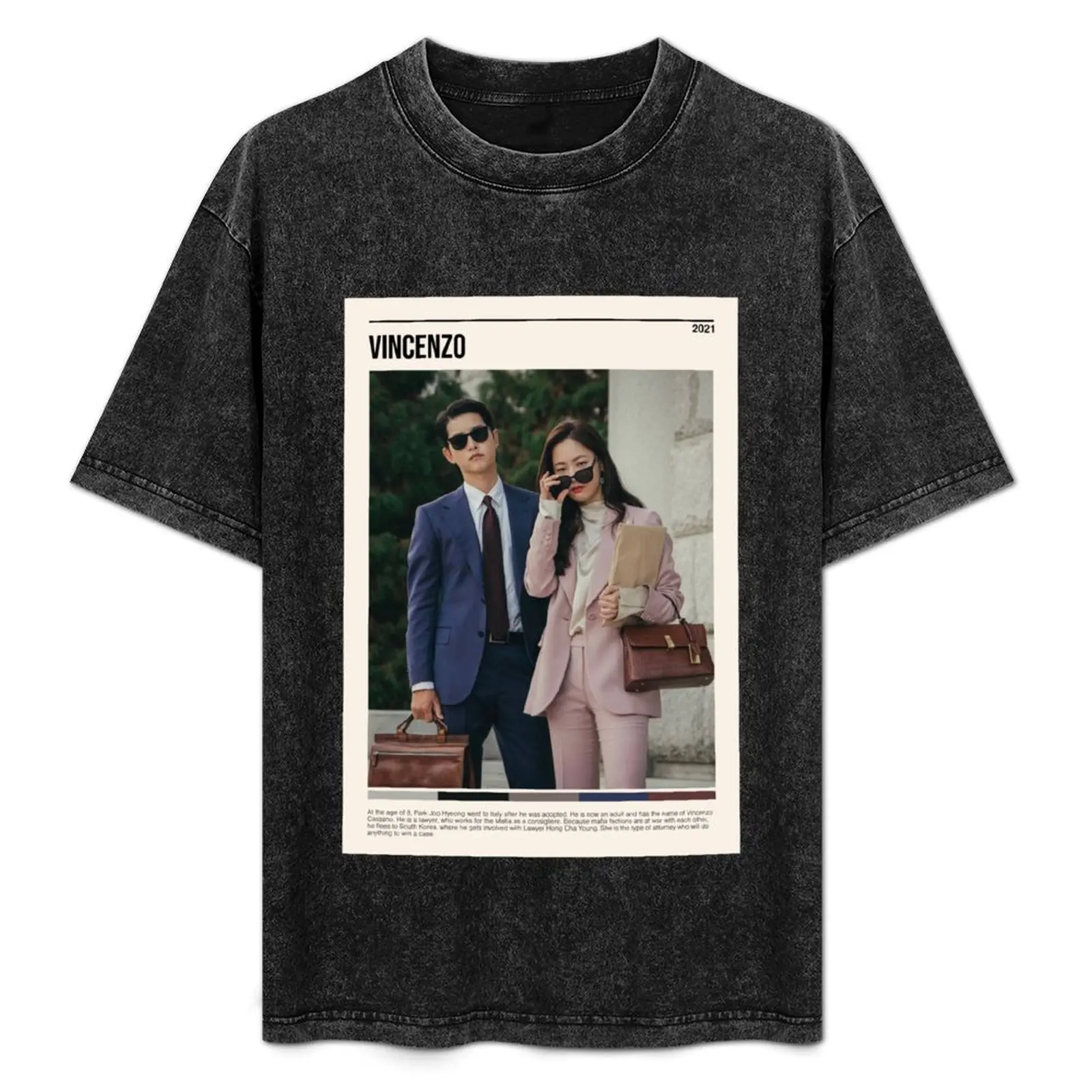 

Vincenzo, Minimalist kdrama (2021) T-Shirt Dry Fit Running Short Sleeve Top