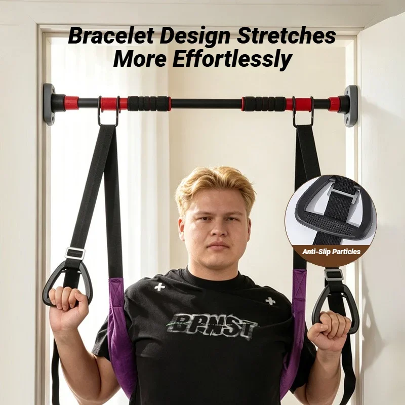 2026 Hot Sale Lumbar Spinal Traction Belt 100kg Load Ergonomic Hanging Waist Stretcher Pull-up Bar Back Pain Relief Support Belt