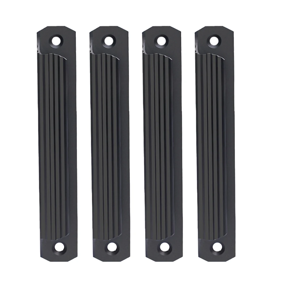 Aluminum Alloy Sliding Door Handles 4PCS for Sliding Balcony Wardrobe and Window Doors with Stable Construction