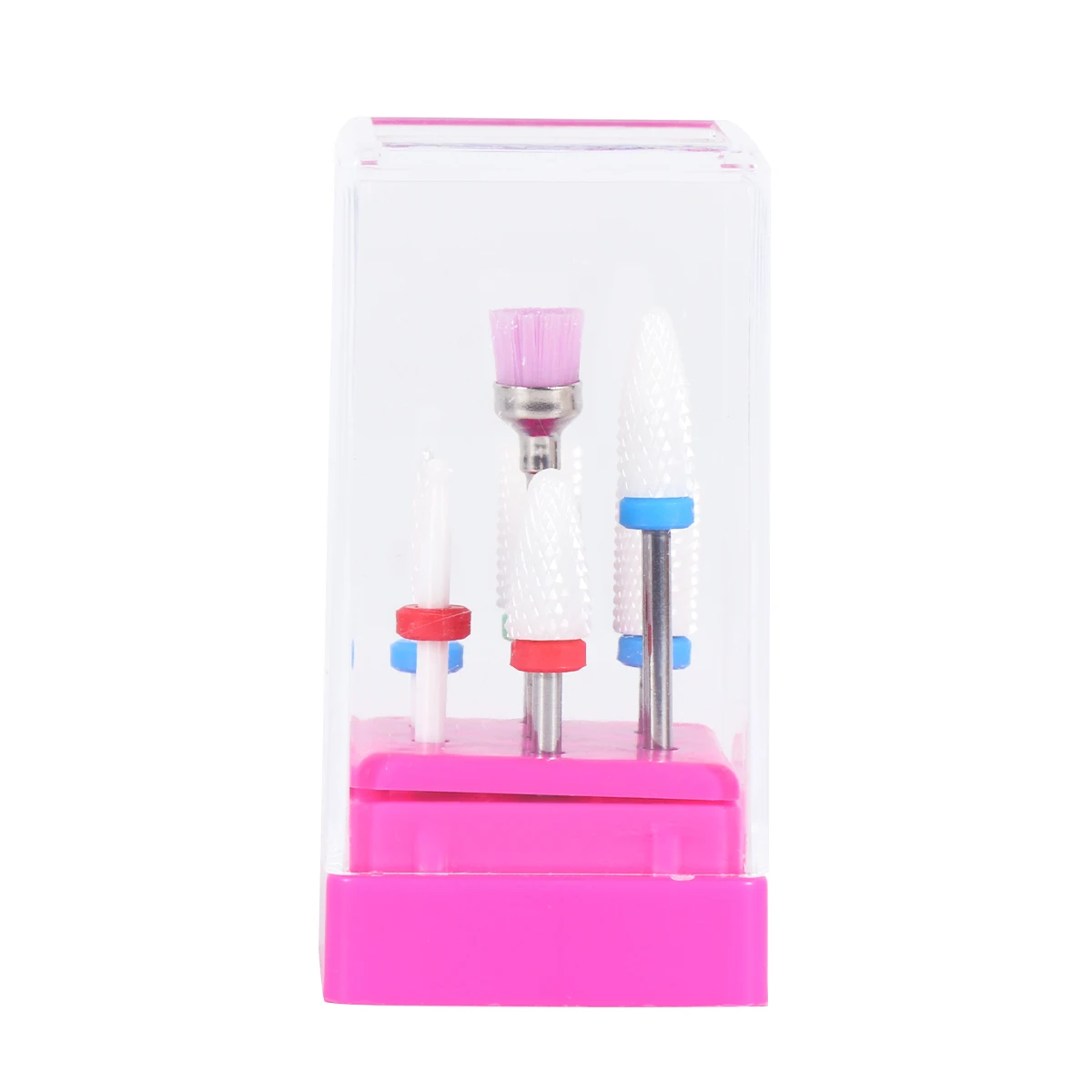 

7Pcs Nail Grinding Durable Quartz Manicure Drill Bits Kit Cuticle Clean Nail Drill Tool for Salon and Home Use