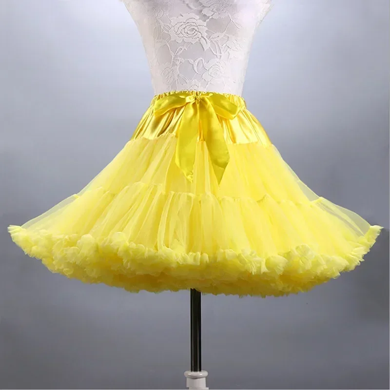 Mini Jupon en Tulle Bouffant pour Femme, Sous-Jupe Vintage, Tutu Rockabilly, pour Patients de Mariage, Nouvelle Collection