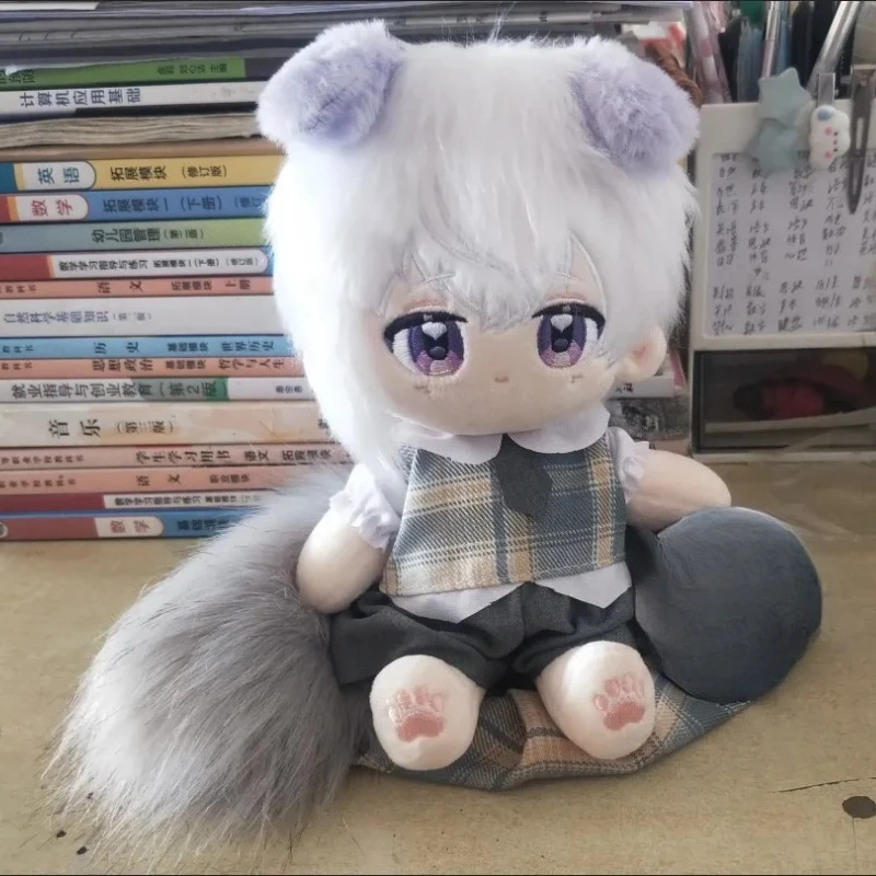 

Кукла-фигурка 20 см в стиле аниме, милый косплей, мягкий хлопковый корпус с каркасом, мультяшная игрушка для переодевания, подарки для фанатов коллекционирования