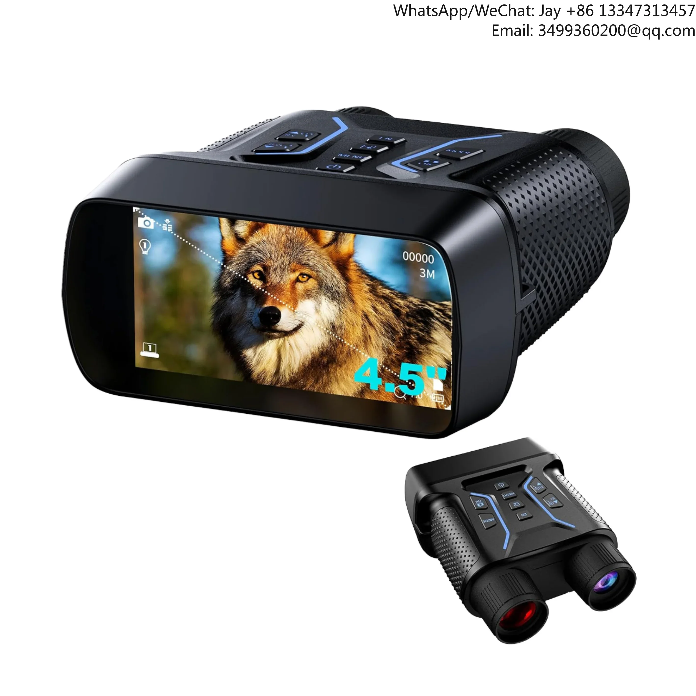 

NV2183 4K Infrared Night Vision Binoculars 4 Color Effects 1312FT Night Vision Scope For Camping