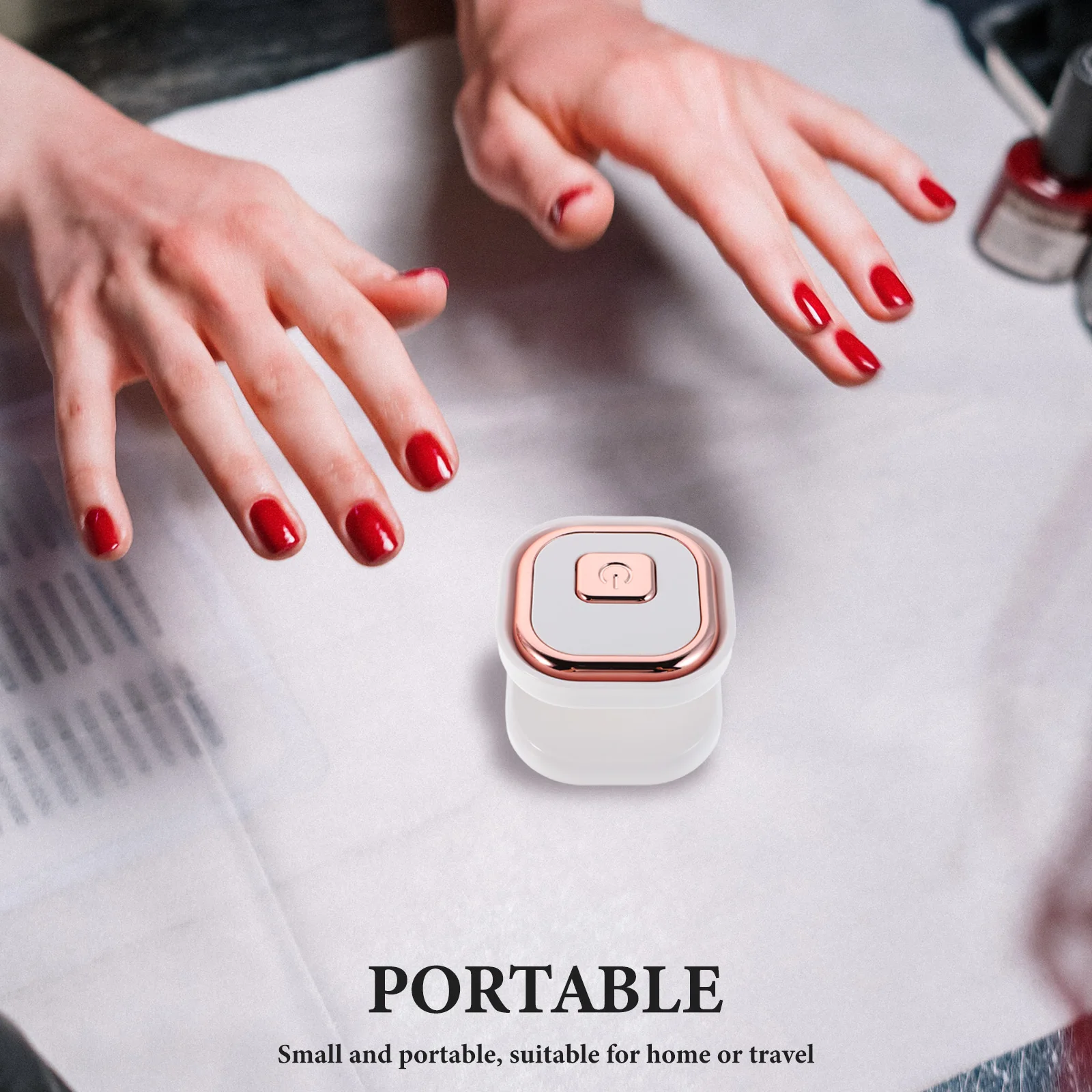 1Set Mini Nagellamp Gel Nageldroger Draagbare USB Sneldrogend Licht voor Thuis Salon Reizen Manicure Mini Lamp voor Nagels