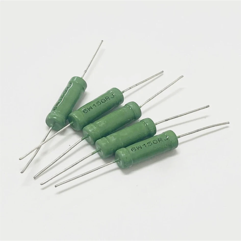 5PCS RX21 6W Wire Wound Resistance 5%0.1R 0.5R 1R 4.7R 10R 18R 20R 22R 24R 27R 30R 33R 36R 47R 100R 220R 470R 1K 10K 12K 15K