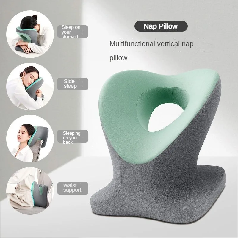 

Memory Foam Nap Pillow For Travel Headrest Neck Support Cushions Office Rest Lunch Break Pillow Orthopedic Student Desk Sleeping