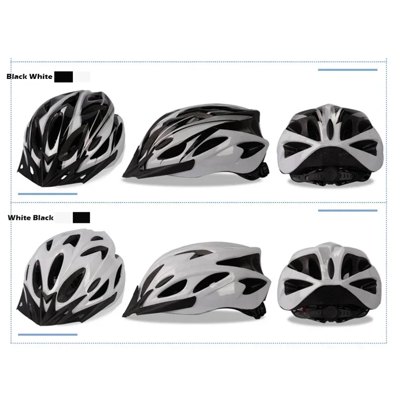 خوذة أمان لركوب الدراجات للرجال والنساء، خوذة الدراجة الجبلية على الطرق، دراجة خارجية، سكوتر، خوذة خفيفة الوزن مصبوبة بشكل متكامل