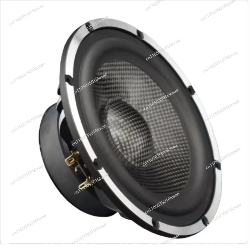 6.5 Inch Car Speaker 40-60W 4 Ohm Carbon Fiber Mid-Bass Home Audio Speaker Unit DIY Improved High Power HIFI Audio Speaker