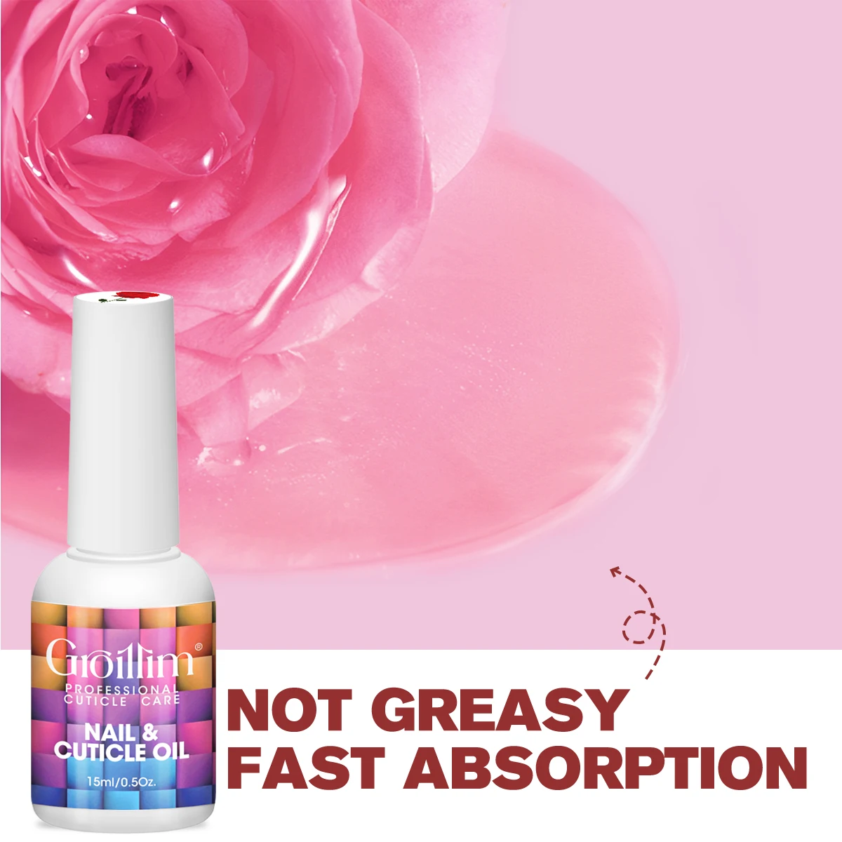 Aceite hidratante fortalecedor de uñas, cuidado nutritivo, acabado brillante, protección fortalecedora, suave en todos los tonos de piel, instantáneo