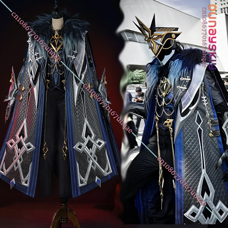 

Игра Genshin Impact The Captain II Capitano Косплей Костюм великолепный модный и аксессуар реквизит комплект Хэллоуин Рождественская форма