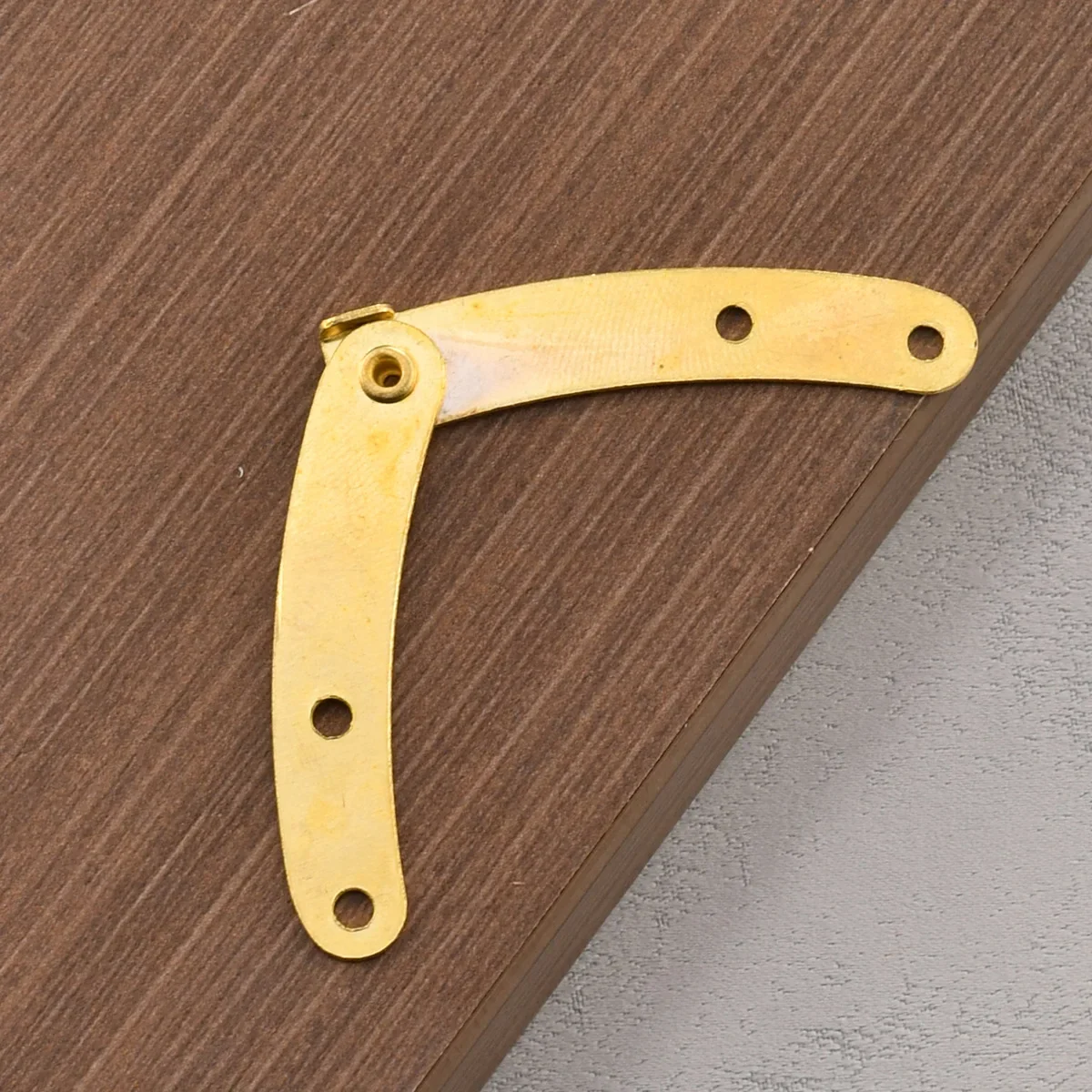 10pcs Box accessories Wooden box wine box inner bend support hinge large bend 78MM length cabinet hardware bisagras