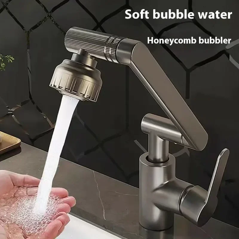 

Bathroom Wash Basin Faucet With Sensor Universal Kitchen Sink Hot Cold Household Dual Mode Rotating Bidet Robotic Arm Kitchen