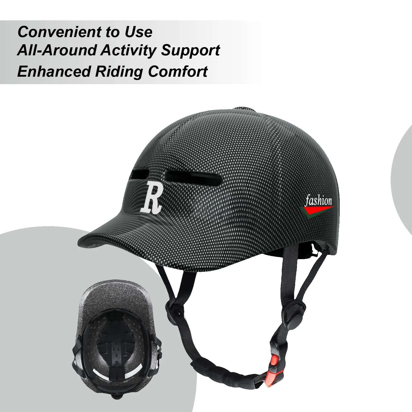 

Cycling Helmet Baseball Hat Adult Bike Helmets Sun Protection Headwear Protector Baseball Hat For Women Men Youth Scooter Sports