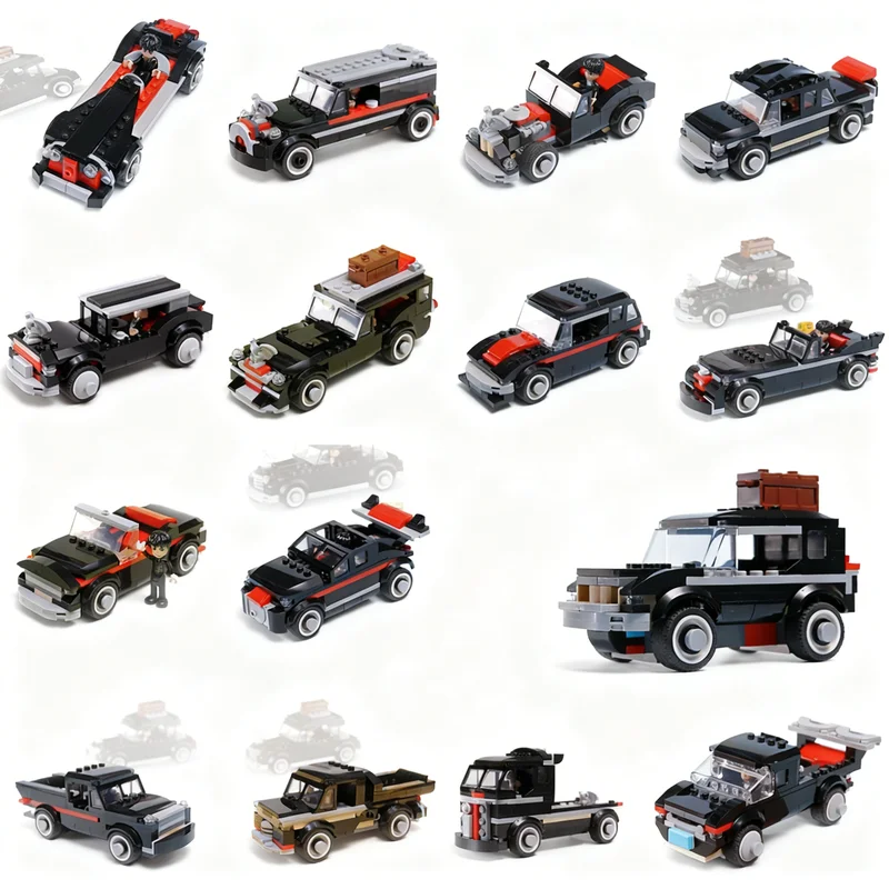 

160pcs MOC 1 MOCS Wednesday Model Building Blocks Construction DIY Creative Idea Toys Education Brick Christmas Gifts Kids