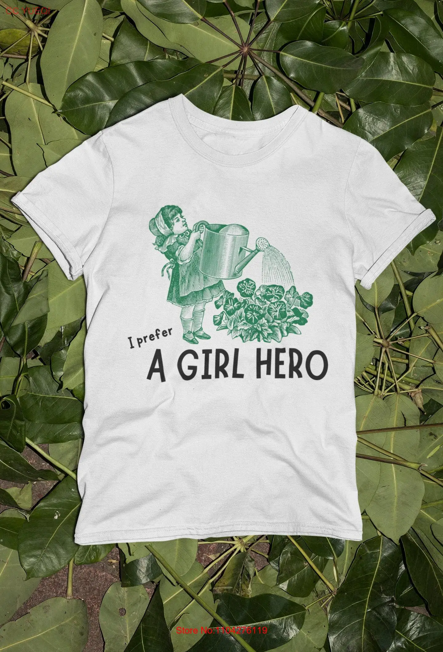 GIRL HERO Cotton T Shirt Cute Gardener Flower Top Birthday Party Favor for Daughter Niece Bestie BFF