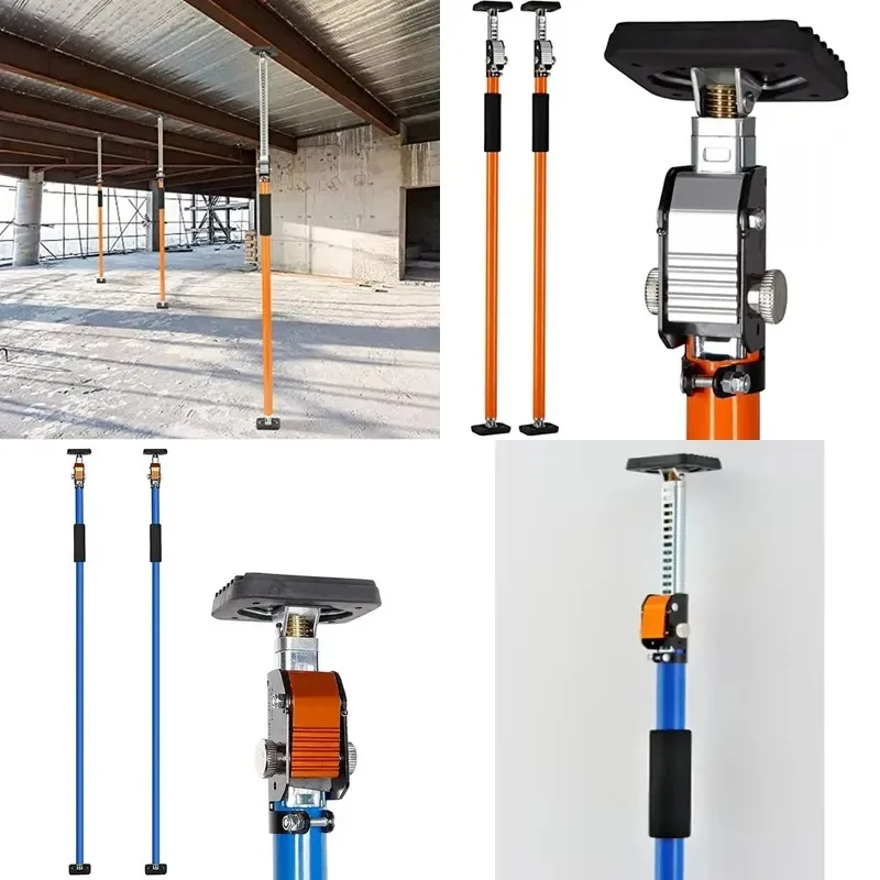 160-290cm Steel Telescopic Quick Support Rod Adjustable Third Hand System 60kg Capacity for Cabinet Installation Jacks
