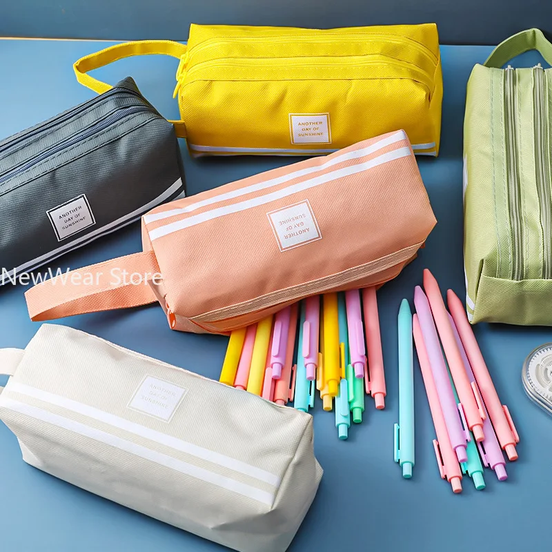 

Fashion Travel Storage Cosmetic Bag Waterproof Toiletry Wash Kit Storage Hand Bag Pouch for Women Men Male Kid Pencil Case Bag