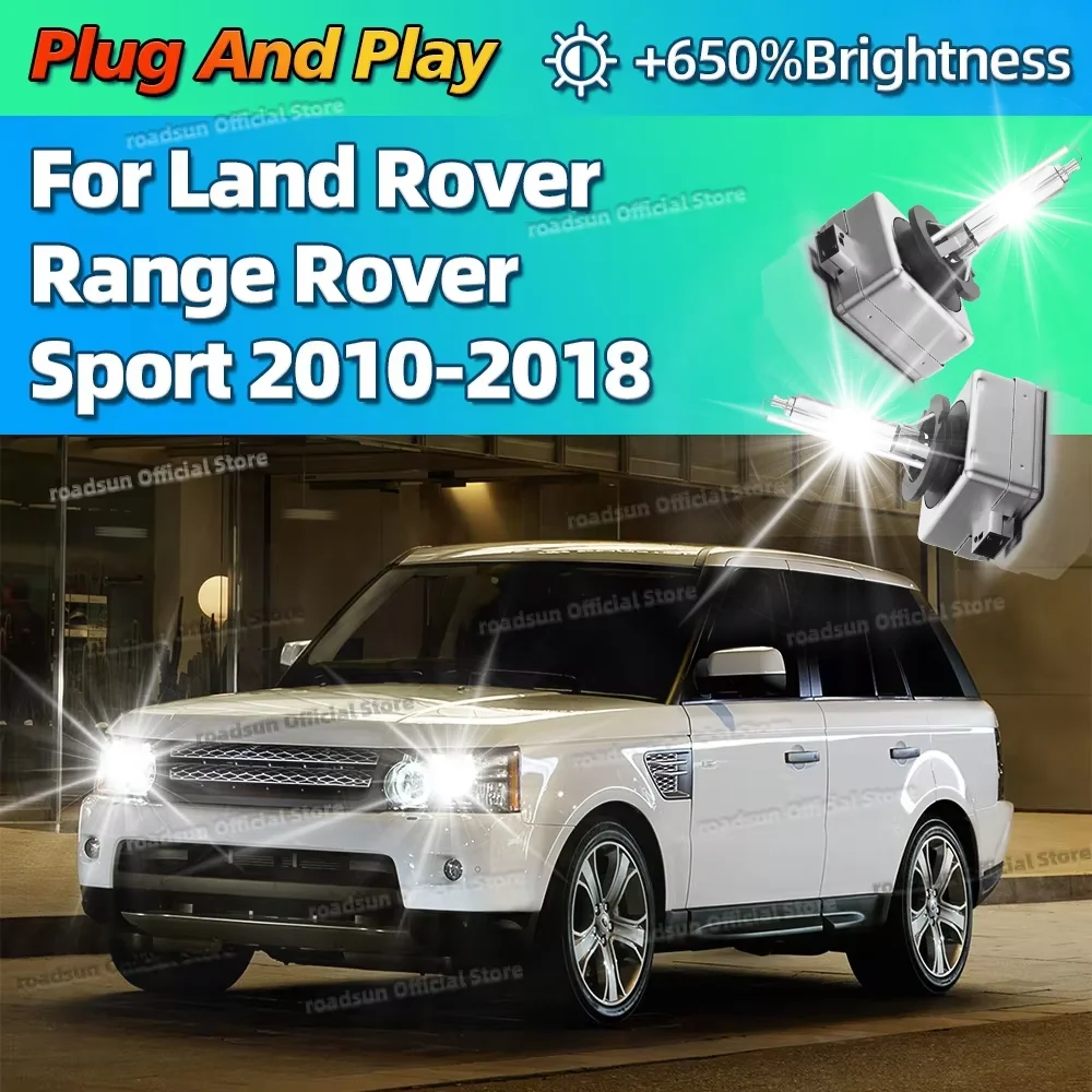 

2 шт. автоматические ксеноновые лампы 35 Вт, автомобильные лампы HID 6000K, белый свет для Land Rover Range Rover Sport 2010-2018 2012 2013 2014 2015 2016
