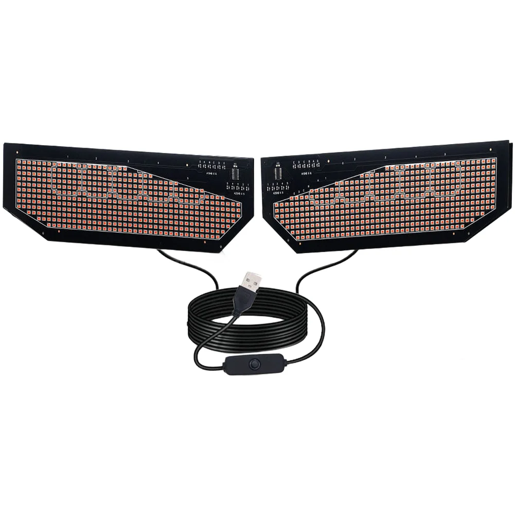 Vehicle Decoration LED Light Featuring Animated Eye for Design with USB Power Supply Suitable for Car and Truck Glass