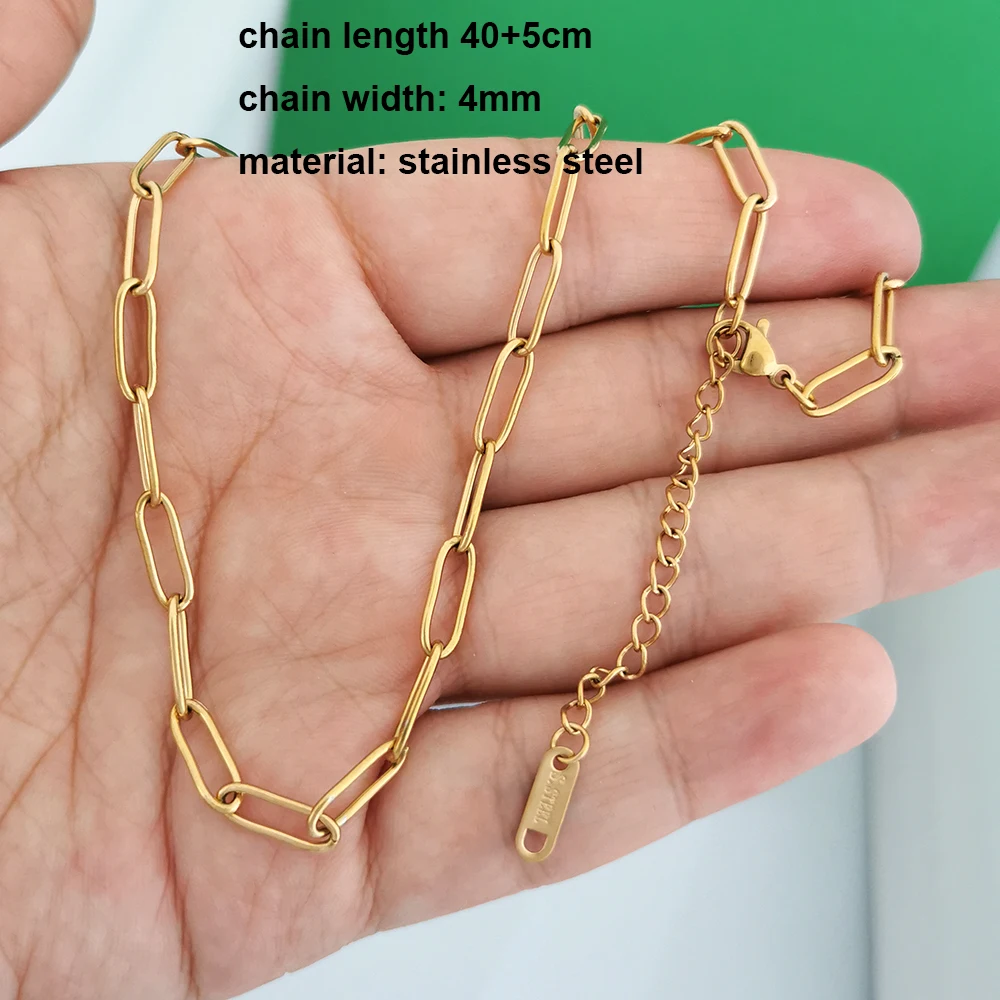Heart Flower Conch Ceramics Pendant Charm Handmade for Necklace Stainless Steel Gold Color Geometric Imitation Pearl Wholesale