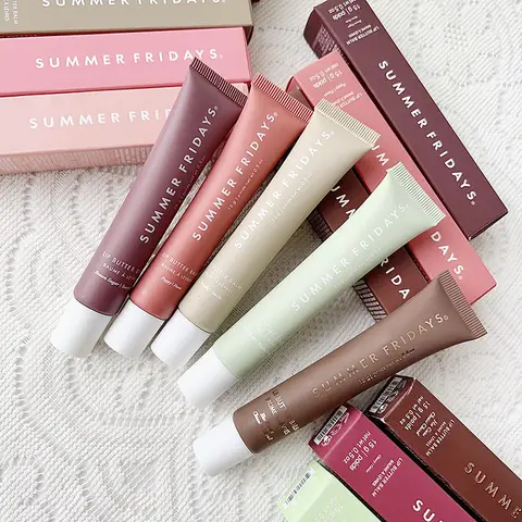 Summer Fridays Lip Butter Deep Nourish Lip Balm Relieve Dry Cracked Lips Glossy Finish Lip Care Product for Women Makeup Prep