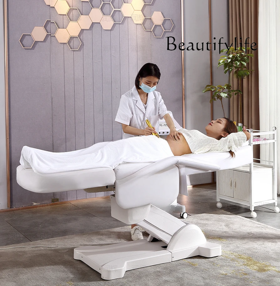 Nordic Beauty Salon Special Electric Adjustable Multifunctional Massage Couch