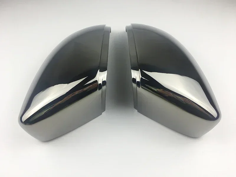 New！ 1 Pair Rearview Mirror Cover Cap for VW Passat B7 CC ARETON Jetta Scirocco Beetle Tungsten steel black material 2010 2015 2