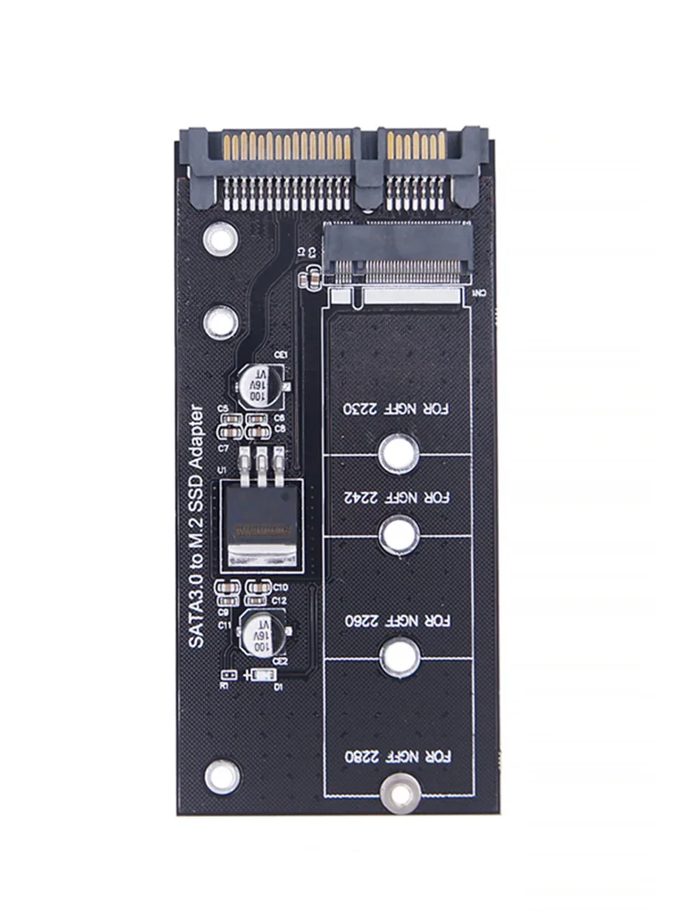 M.2 NGFF SSD naar SATA 3 3.0 Adapterkaart Converter B B&M Key Protocol Solid State Disk Drive 2230 2280 2242 - afbeelding 2