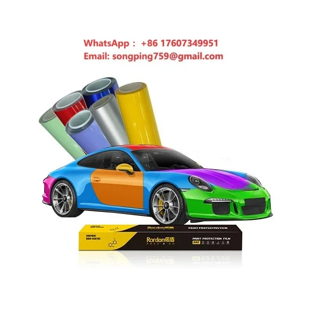 Unique Color Self Adhesive Color Changing Film Car Body Protective Film Air Bubble Free Car Vinyl Wrapping Film