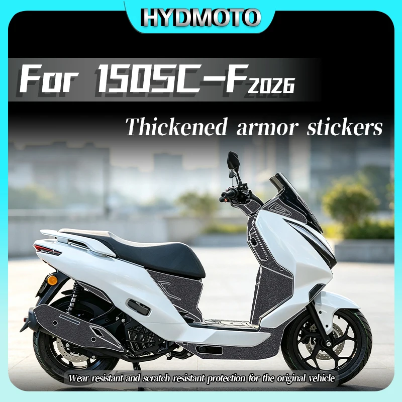 For CFMOTO 150SC-F 150Sc-f 2026 Thickened Armor Stickers Scratch Resistant Stickers Foot Pedals Modified Motorcycle Accessories