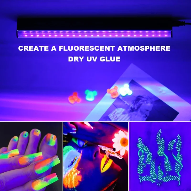 A76K T5 Tubo 380-400Nm Luce LED Lampada UV 5V Spina USB LED ultravioletti Stage Blacklight UV Parti della lampada LED