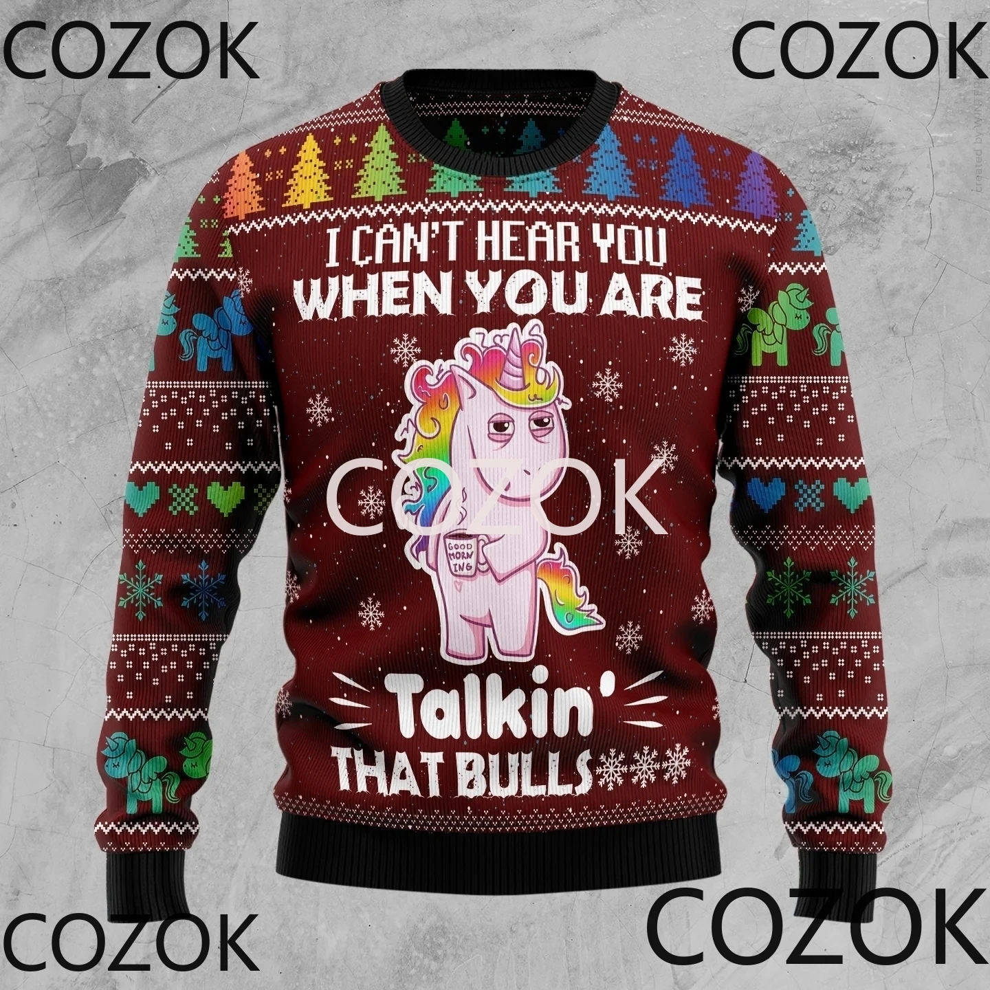 

Horse Christmas Sweater 3d Printed Sweatshirts for Men and Women Pullovers Harajuku Unisex Tops