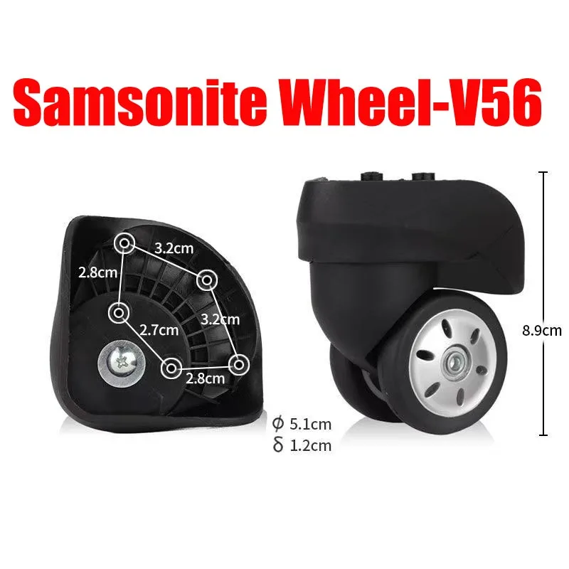 for Samsonite V56 wheel replacement samsonite wheel replacement Luggage Universal Wheel Accessories Repair Travel Suitcase