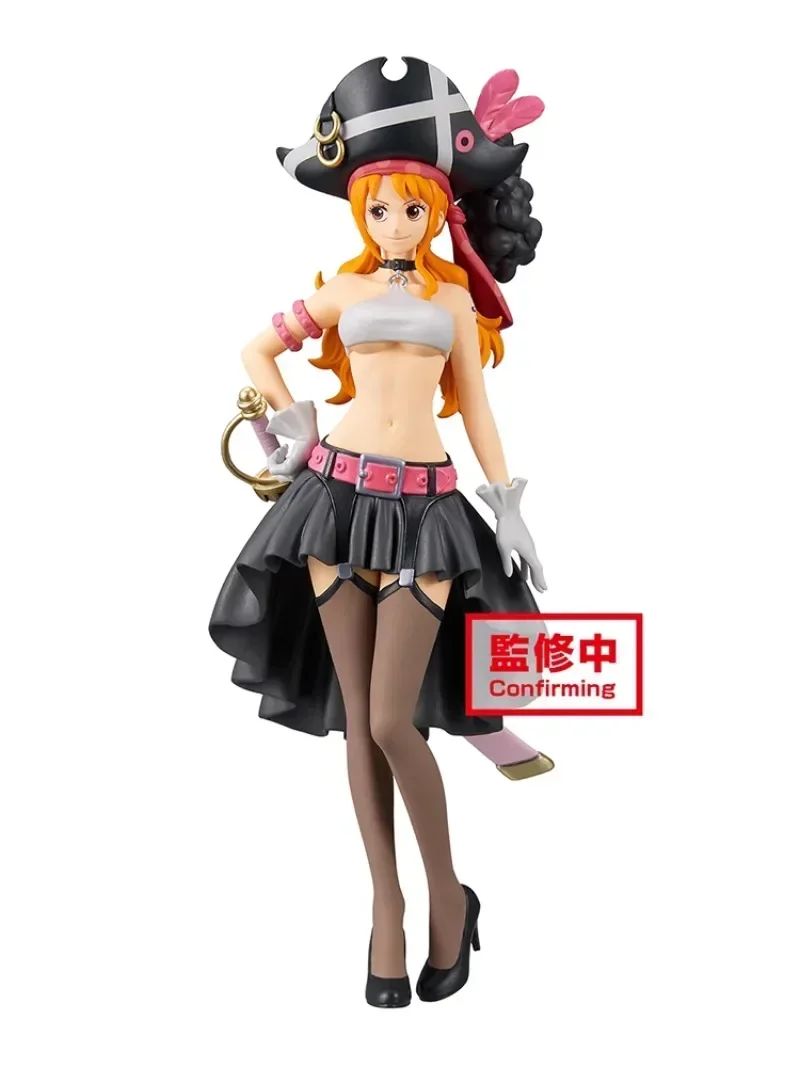 在庫ありバンダイオリジナルバンプレストアニメワンピースフィルムレッド DXF ナミ PVC フィギュアアクションフィギュアモデルおもちゃワイ