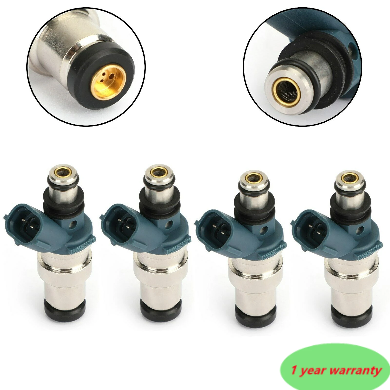 

4Pcs New Fuel Injectors 23250-75040 2325075040 For Toyota Tacoma Hilux 2RZFE 95-00 2.4L L4 FJ376 23209-79085