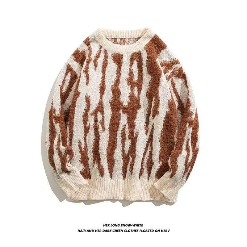 

Sli round Ne Knitted Sweater Men's Base Layer irt Trendy Autumn Winter Soft Polyester Fiber Casual Comfortable Fit