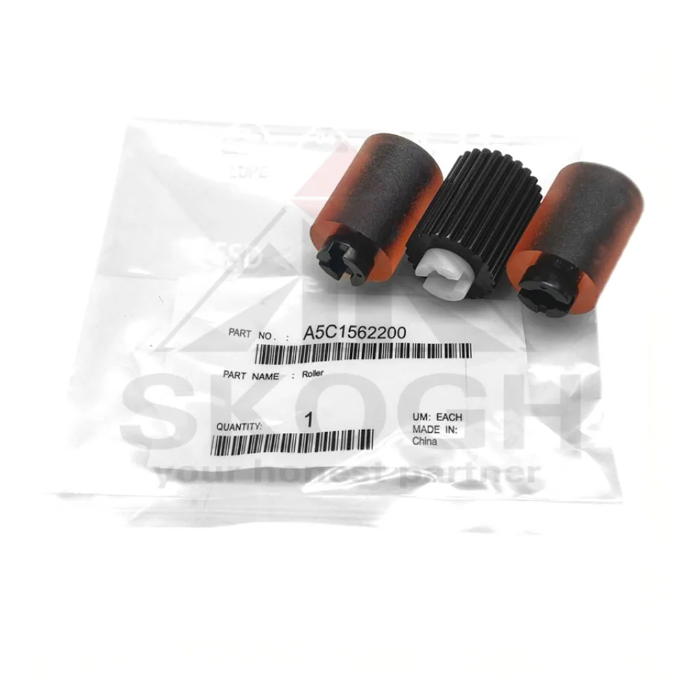 3PCS/Set Bizhub 758 808 958 Pickup Roller For Konica Minolta C452 C552 C652 C654 C754 Paper Feed Roller A00J563600 A5C1562200