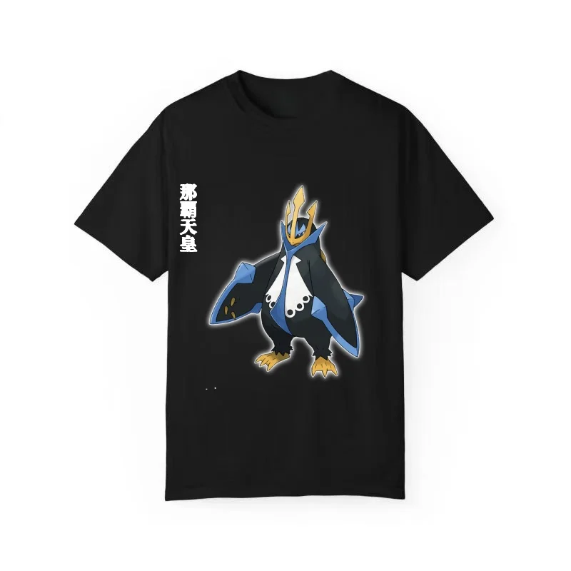 Camiseta Pokemon Emperor Nabo, unissex, top masculino, estilo Harajuku Y2K, novo streetwear para o verão de 2026.