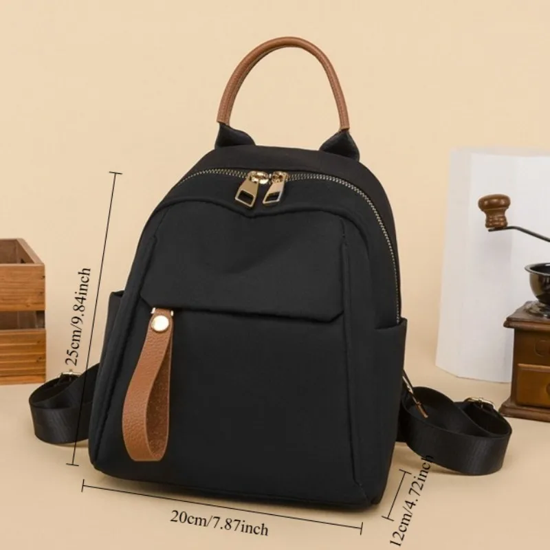 Nova grande capacidade high-end feminino casual e leve pequena mochila simples mochila feminina