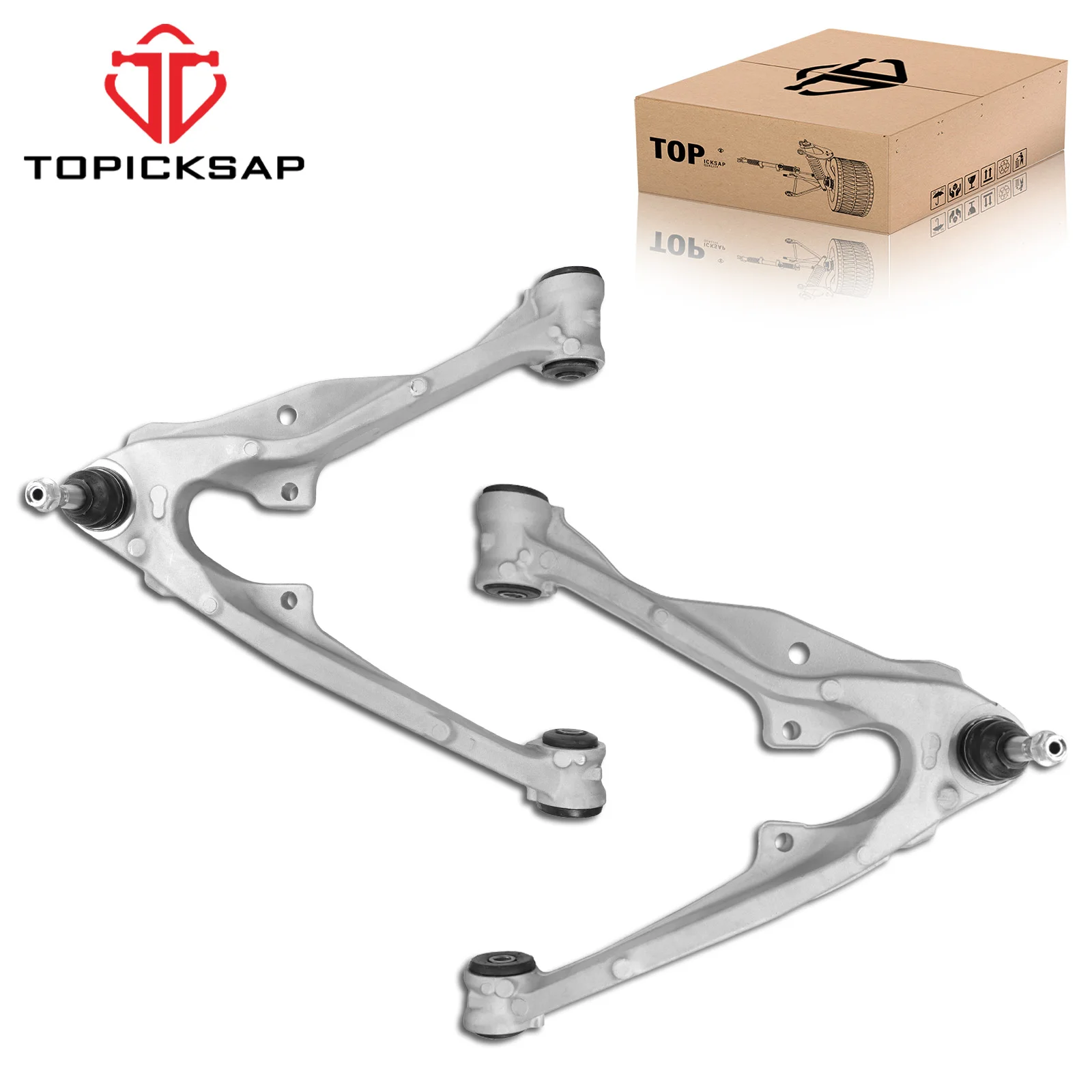 TOPICKSAP 2Pcs Front Lower Control Arm w/Ball Joint Kit for Cadillac Escalade/Chevy Silverado/GMC Sierra/Tahoe 2007-2014