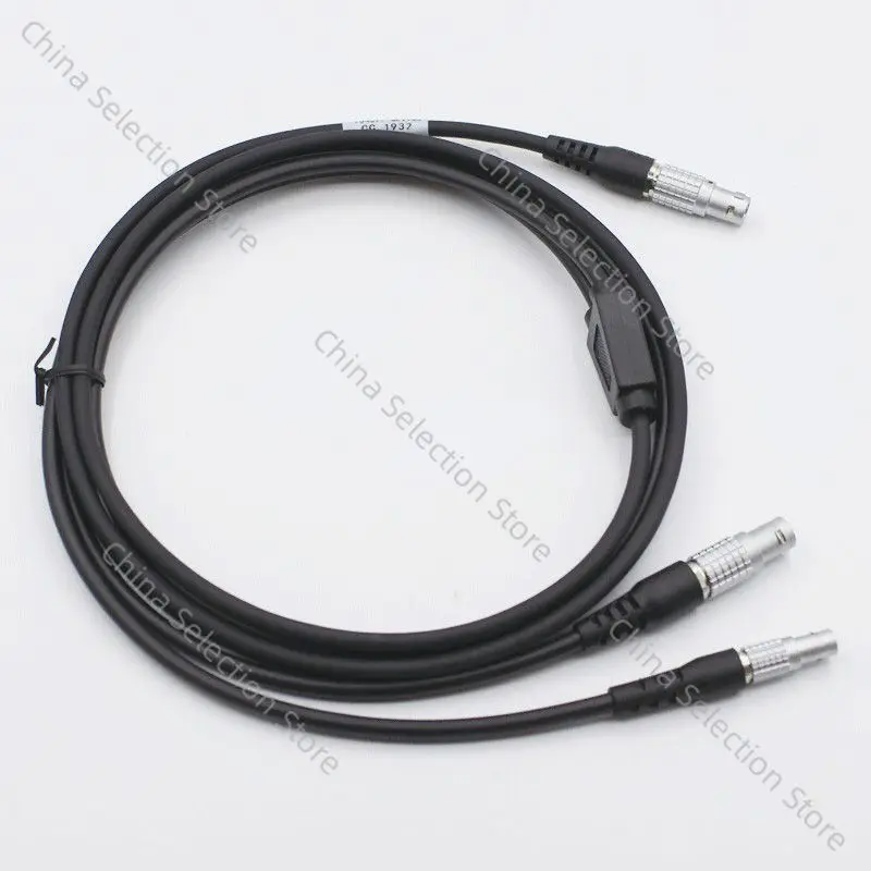 مجموع محطة 734697 كابل بيانات GEV186 آلة الدرع TCPS راديو بطارية خارجية كابل TS16 Y #2