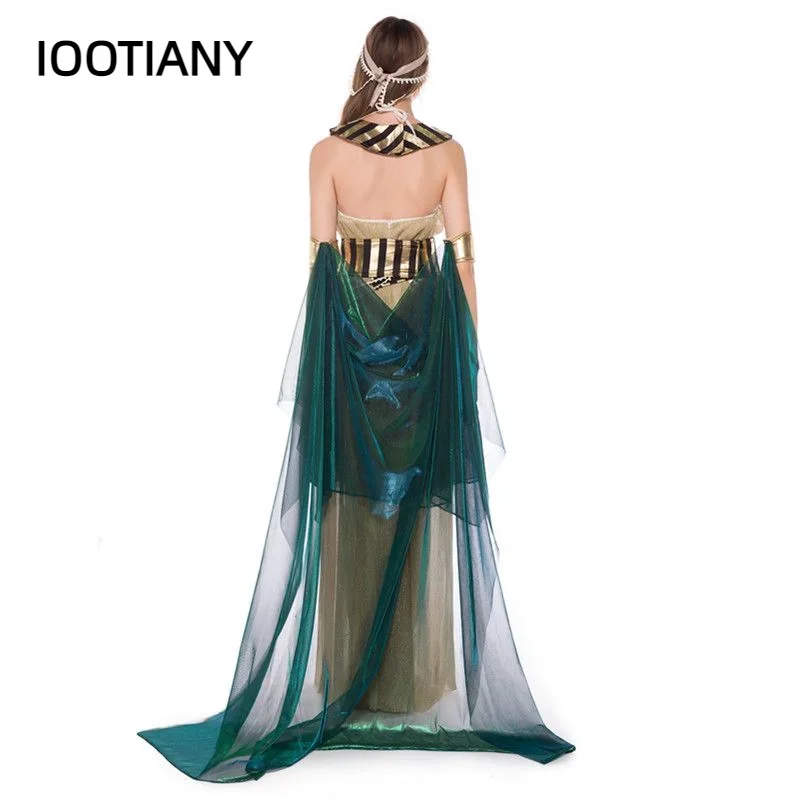 Cosplay Costumi di Halloween Adulto Antico Egitto Faraone Egiziano Re Imperatrice Cleopatra Regina Coppie Costume Cosplay Fancy Party