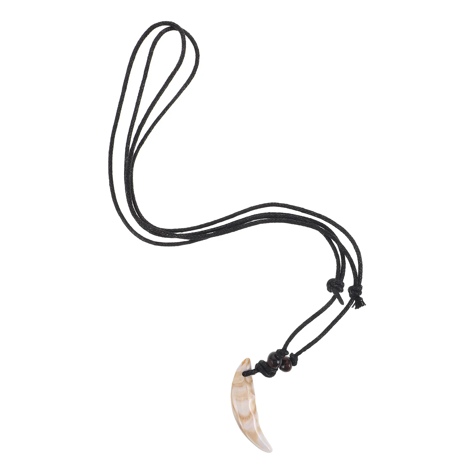 الرجعية الأسنان قلادة للرجال النساء فريد الاكريليك الشرير قلادة قابل للتعديل المختنق خمر فو الأسنان مجوهرات مطرز طوق #2