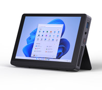 SZBOX 7inch Alder Lake N100/N150/N200/N305 mini PC Windows 11 DDR5 SSD Touch Screen Tablet WiFi6 TB 5.2 Desktop Pocket PC