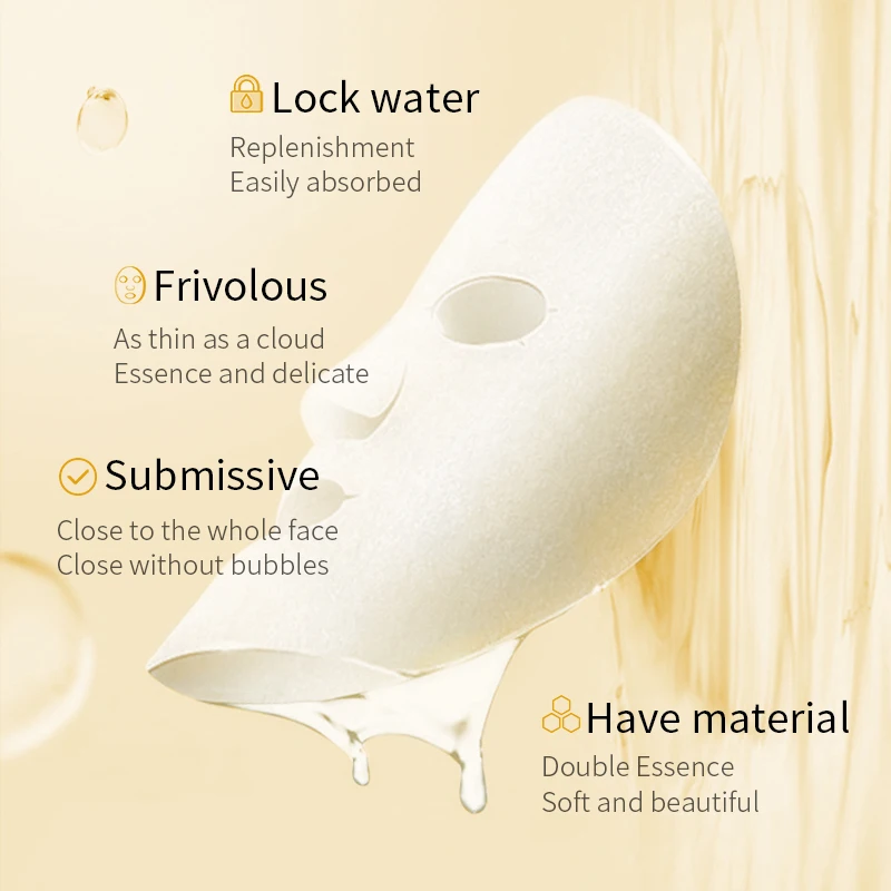 1/5/10/20pcs Rice Raw Pulp Facial Masks Moisturizing Firming Hydrating Face Mask Sheet Anti Wrinkle Mask Beauty Korean Skin Care view 4