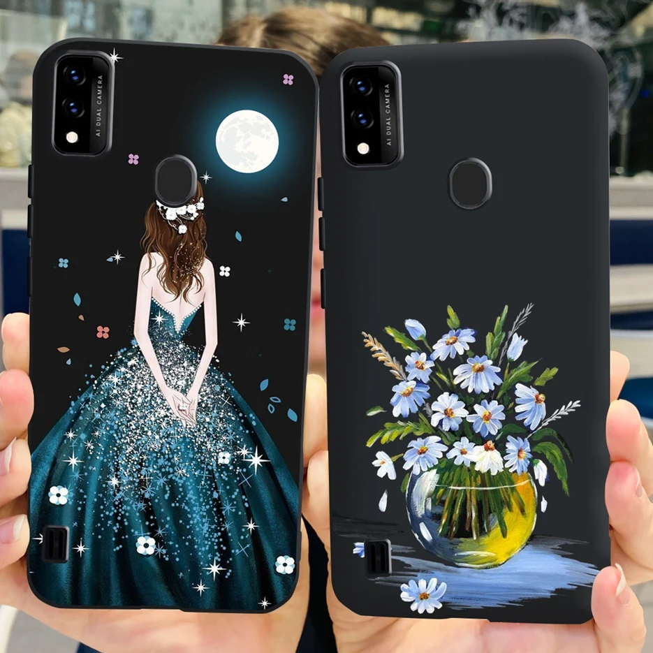 For ZTE Blade A51 A71 Case New Fashion Painted Back Cover Shockproof Phone Case For ZTE Blade A71 A7030 BladeA51 Soft TPU Fundas images - 6