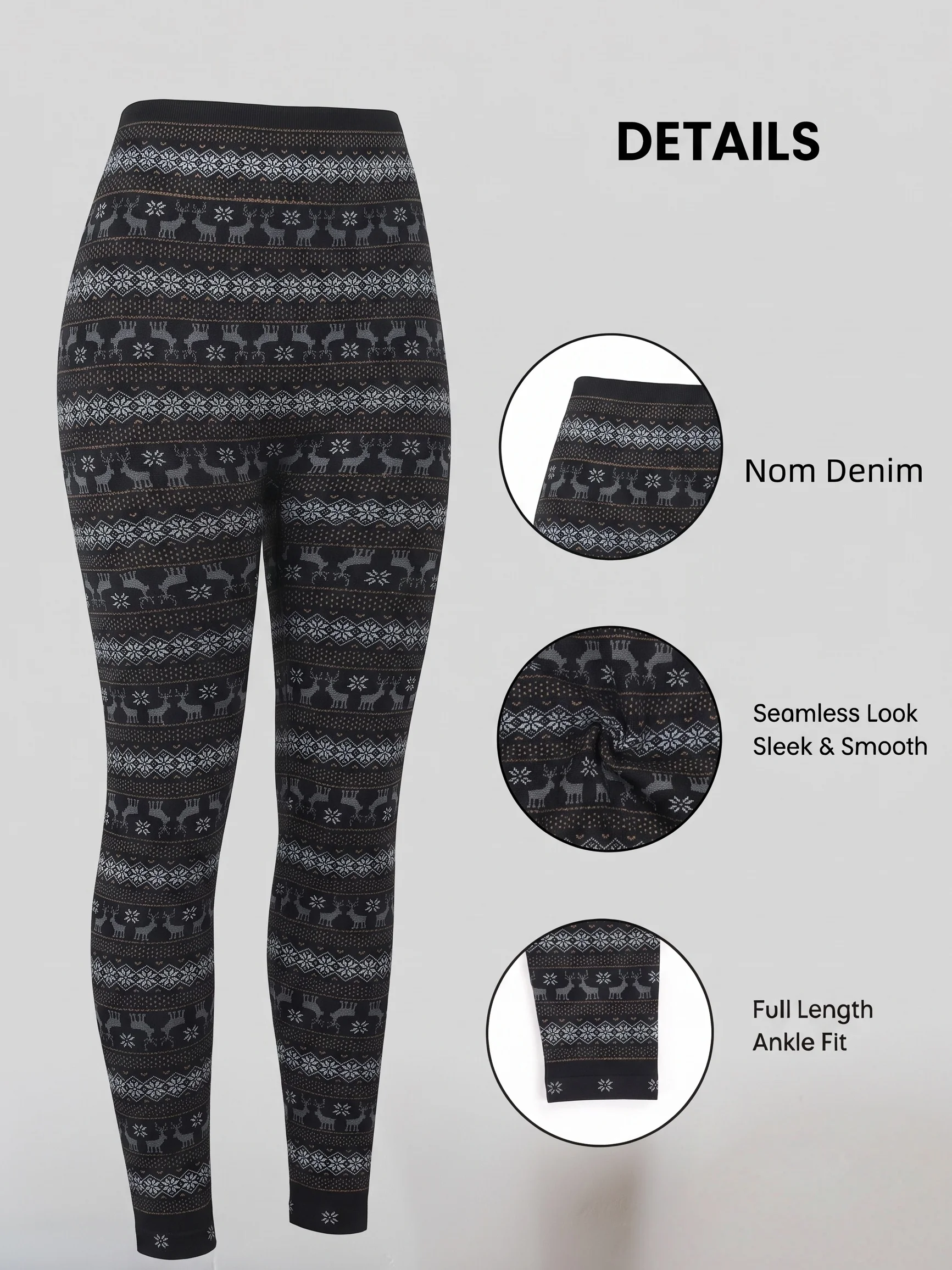 Leggings de Cintura Alta con E - Winter Clothing On Sale reseña y precio