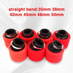 Motorcycle dirt pit parts 35mm 38mm 42mm 45mm 48mm sponge foam Air Filter Racing For ATV Scooter FMX PIt Bike Dhz Pit pro