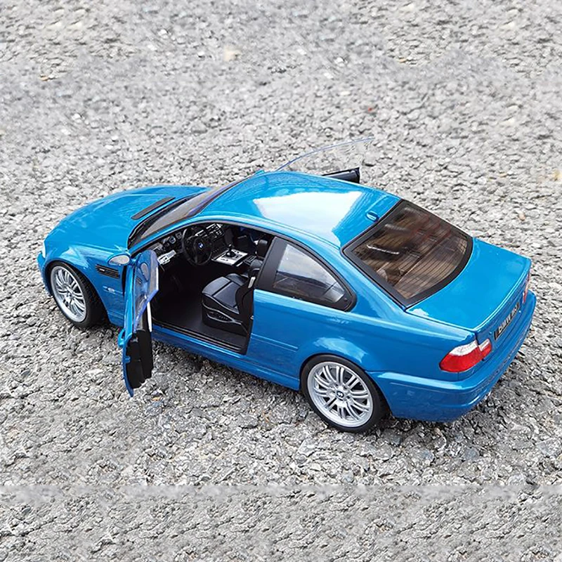 Solido 1:18 Legierung Doppeltür E46 M3- LAGUNA BLUE-2000 Legierung Doppeltür S 1806502